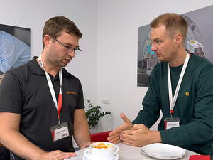 Christian Kelterborn und Lukas Neumeister im Gespräch
